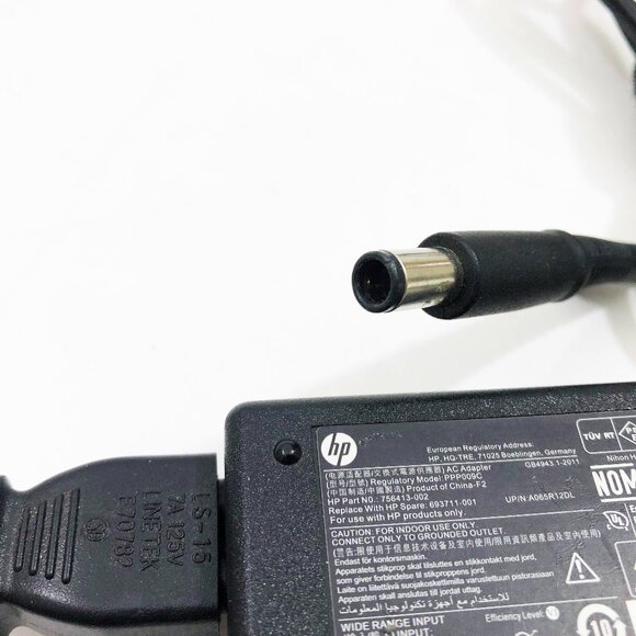 Genuine HP Laptop Charger AC Power Adapter 756413-002 693711-001 19.5V 3.33A 65W - Picture 3 of 4
